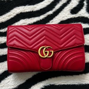 Gucci Matelasse GG Marmont Clutch